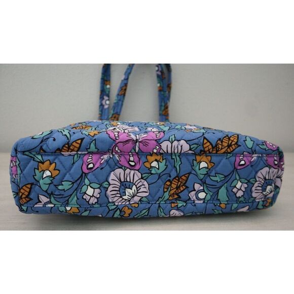Vera Bradley 51135-20337 Womens Blue Wild Prairie Small North South Tote Bag - Picture 8 of 9